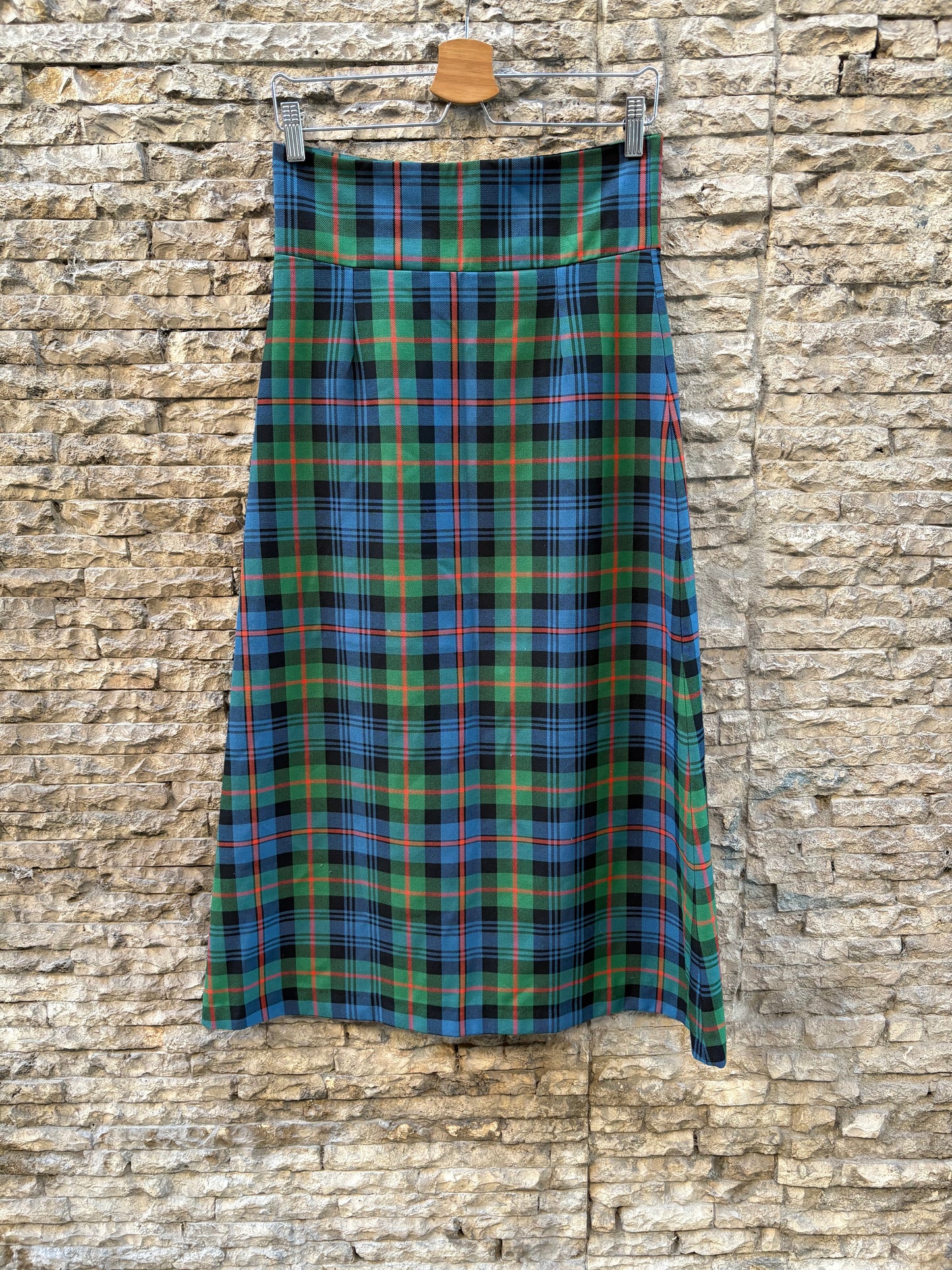 MARIA DE LA ORDEN. Falda midi cuadros. T M