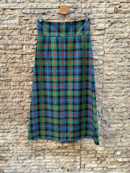 MARIA DE LA ORDEN. Falda midi cuadros. T M