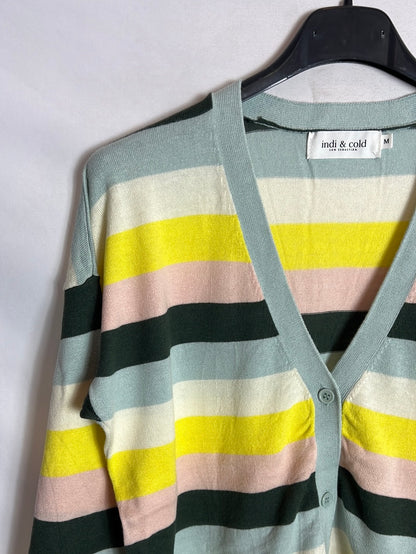 INDI&COLD. Rebeca rayas colores. T M