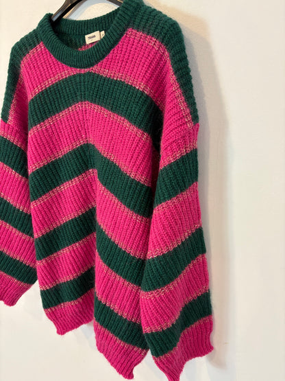 TRIANA by C. Jersey rayas hilos dorados