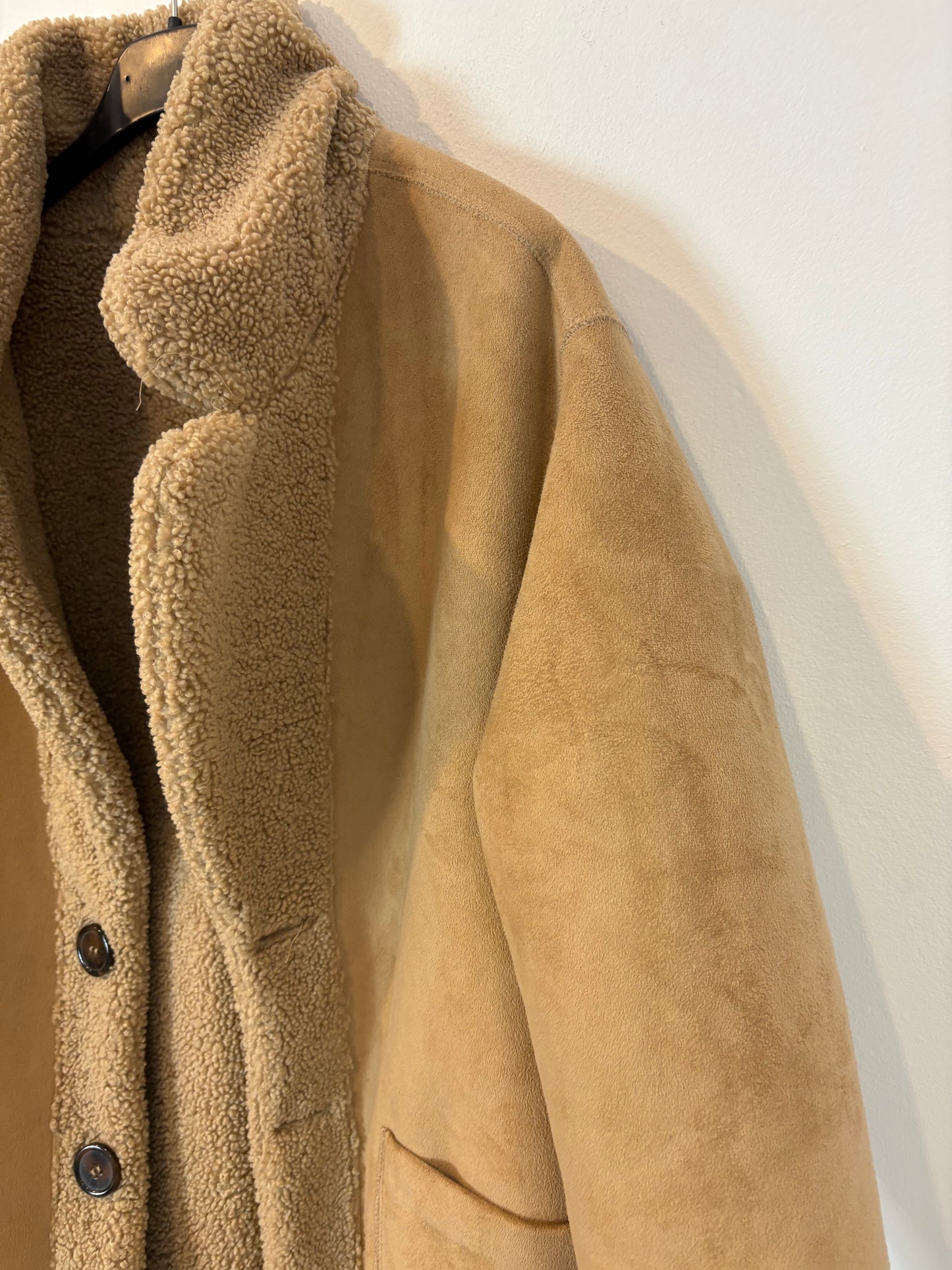 ZARA. Abrigo reversible beige. T 13-14 años (S)