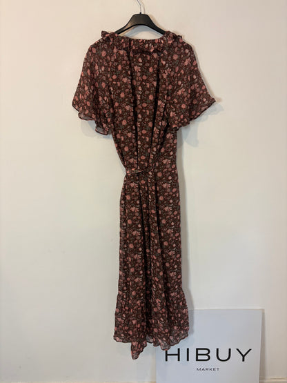 & OTHER STORIES. Vestido largo estampado cruzado