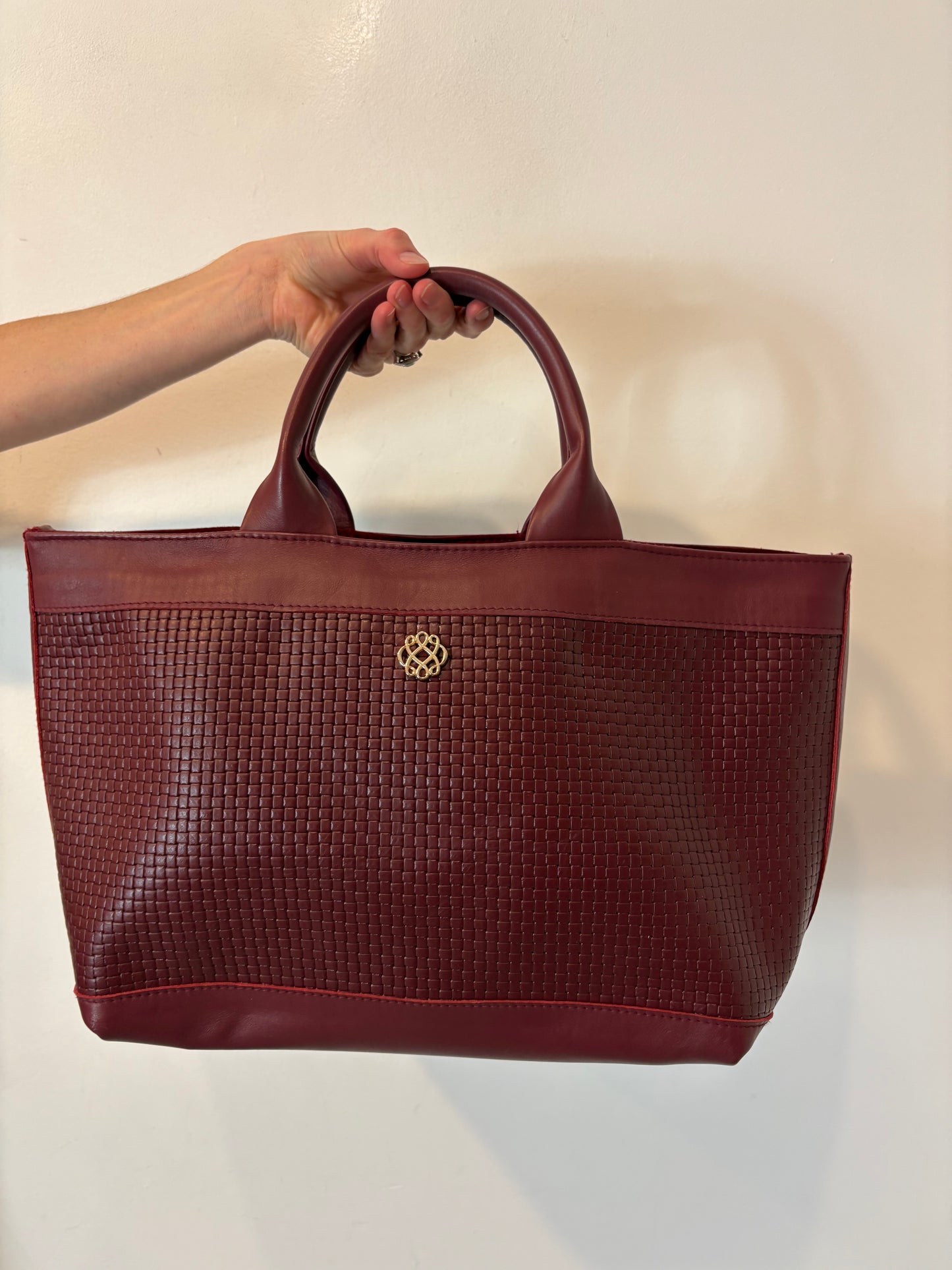 AN AND LEE. Bolso shopper burdeos