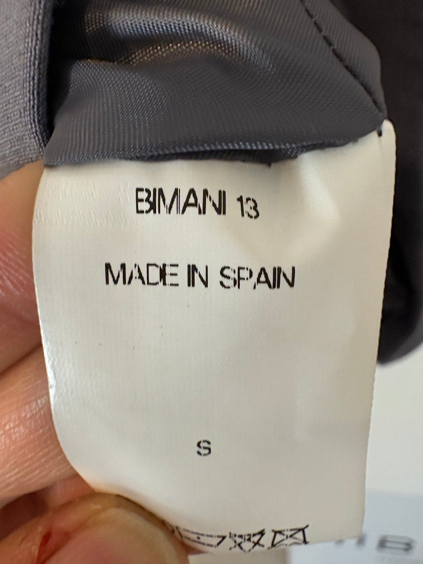 BIMANI. Chaqueta gris botones dorados
