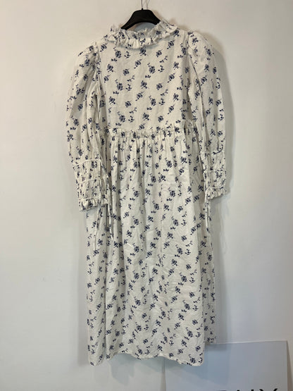 ANDION. Vestido blanco flores Tu(s)