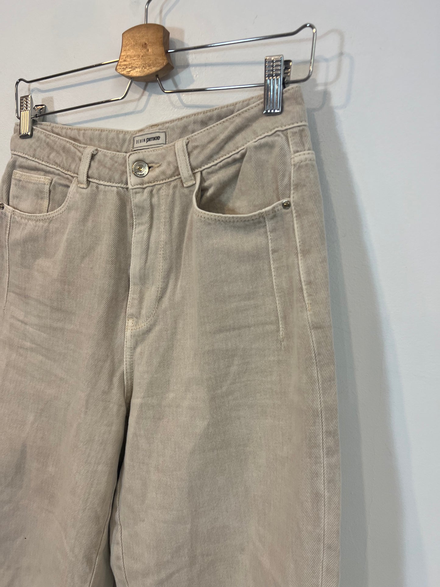 PIMKIE. Denim mom fit beige . t 36