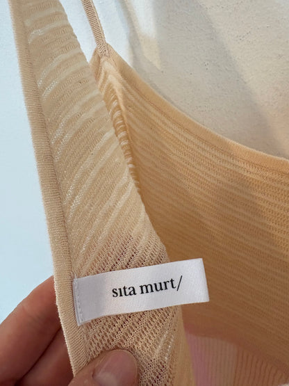 SITA MURT. Vestido midi textura tonos pastel