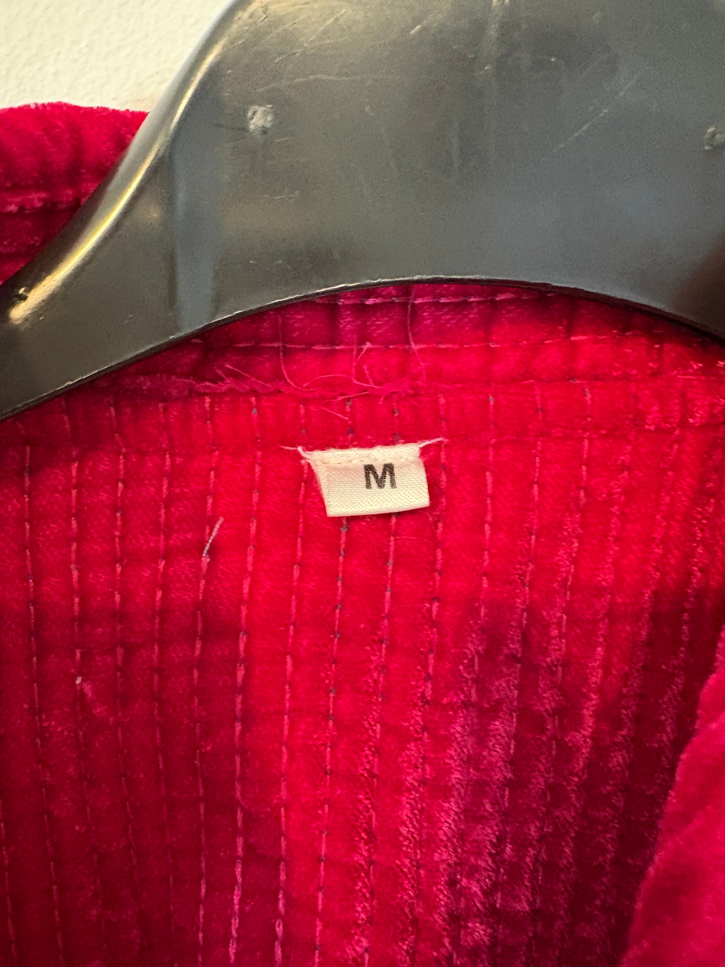 OTRAS. Chaqueta textura terciopelo bicolor. T M