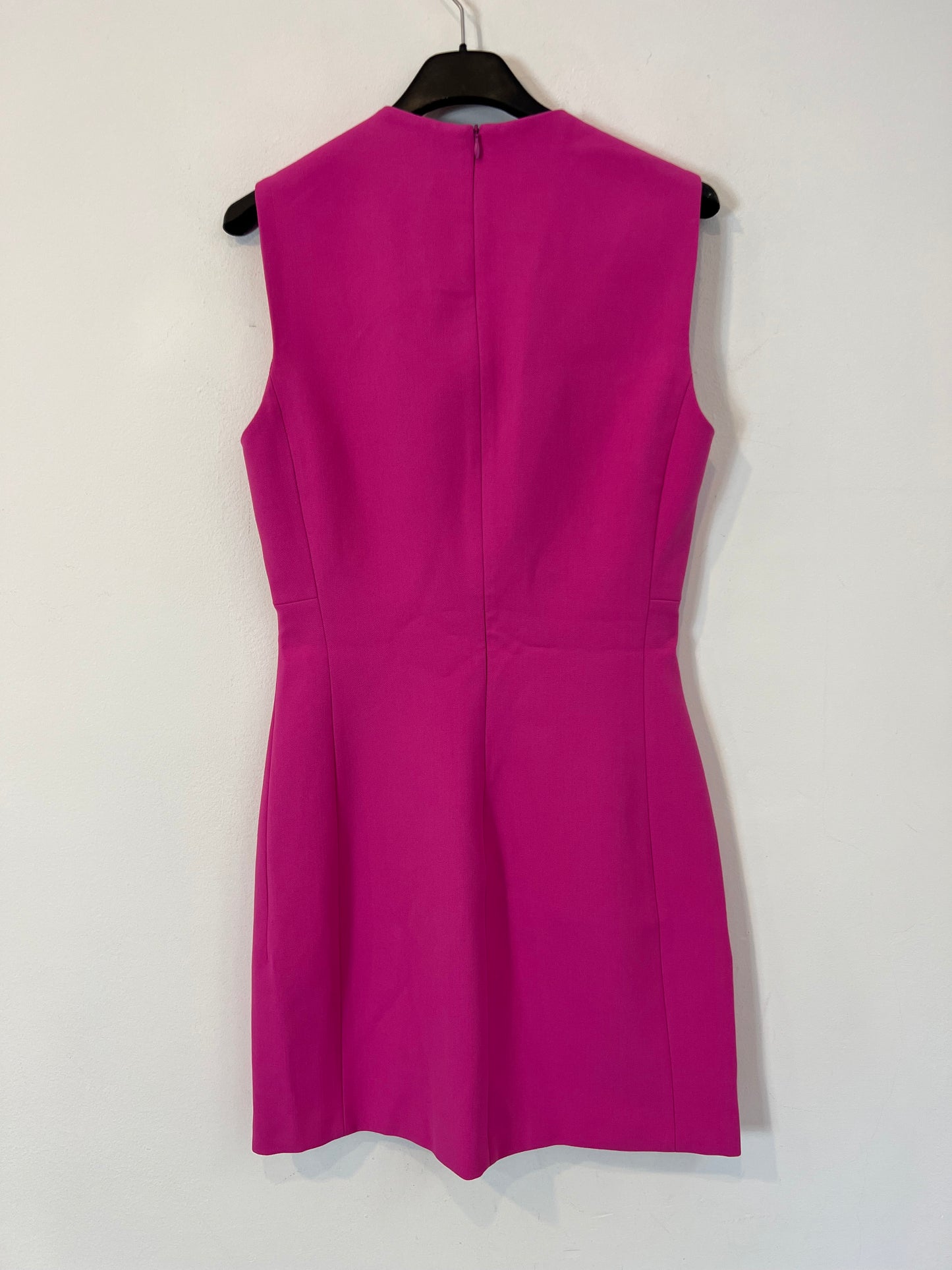 ZARA. Vestido corto fucsia. T XS
