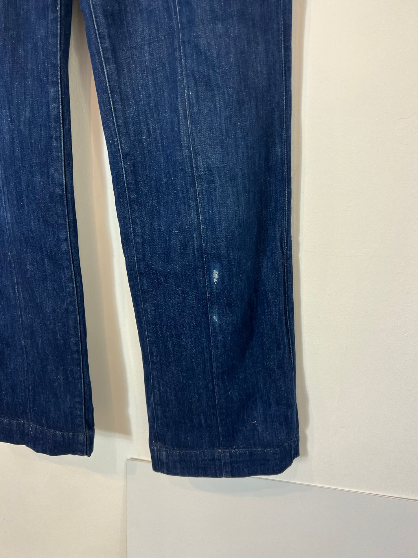 SEZANE. Pantalón ancho denim botones T.36