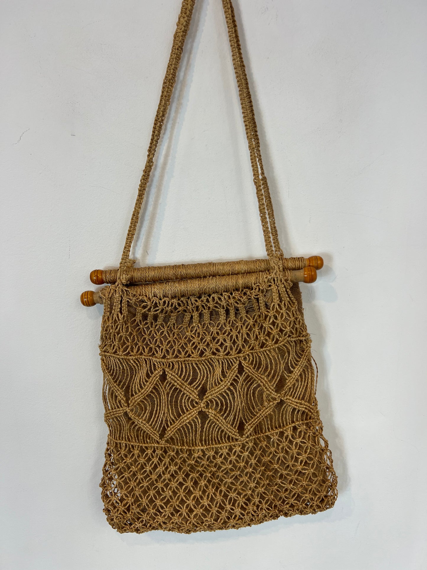 OTHERS. Handmade beige bag