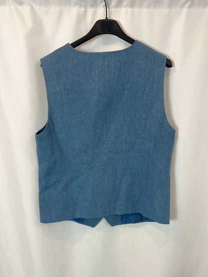 CORTEFIEL. T. Denim vest with buttons s