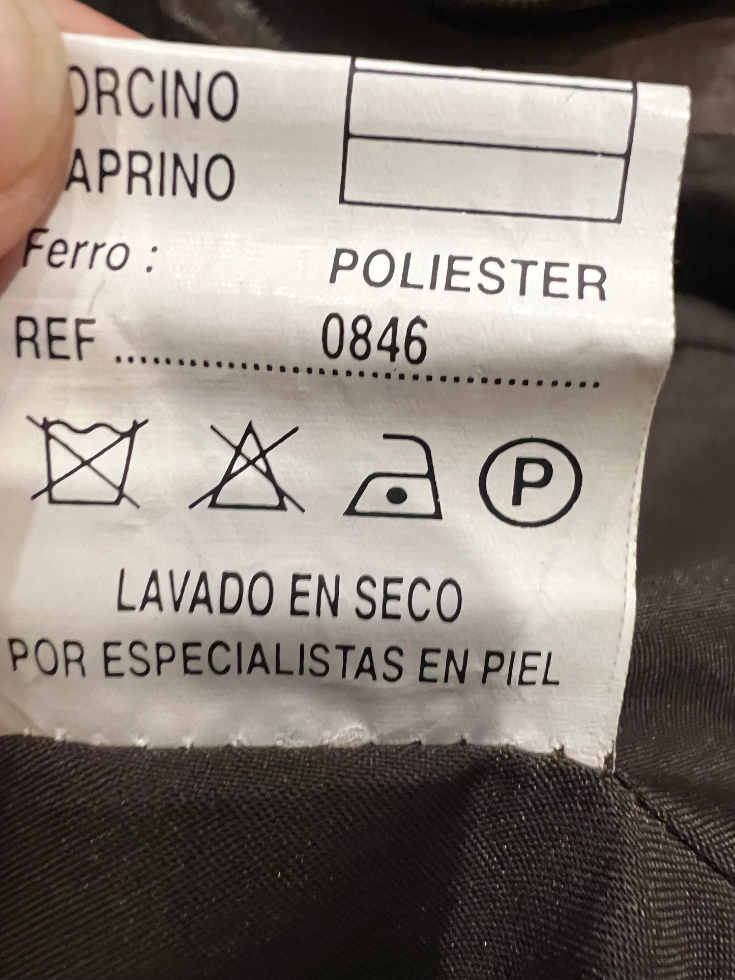 F&CO. Chaqueta larga piel T.XL (M)