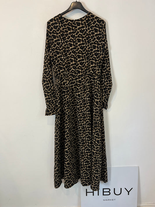 LOAVIES. Vestido midi anima print T.s