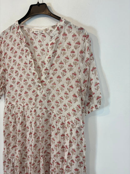 ZARA. Mustard textured back top. TS