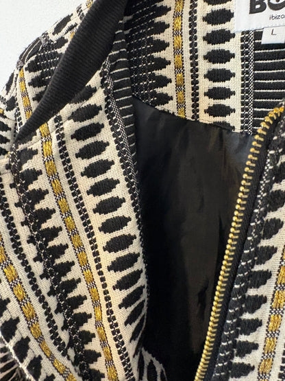 OTRAS. Bomber hilos dorados textura. T L