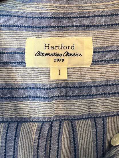 HARTFORD. Blusa rayas algodón T.1 (s)