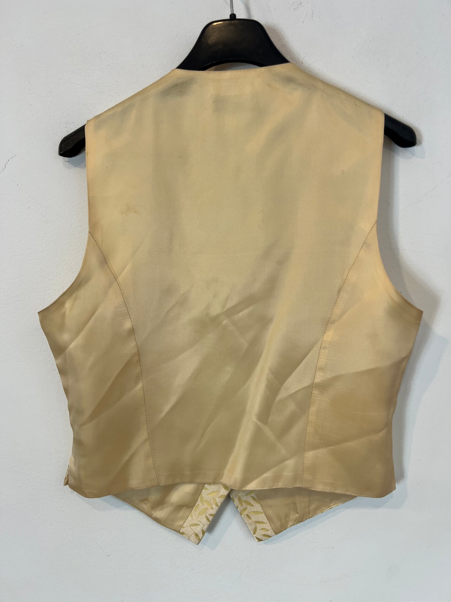 ALTEA MILANO. Chaleco seda tono pastel. T S