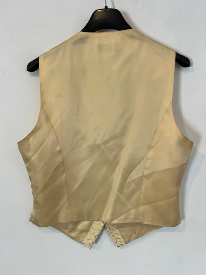 ALTEA MILANO. Chaleco seda tono pastel. T S