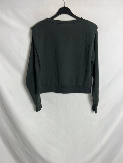 OTRAS. Sudadera gris hombreras T,u(s)