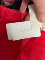 NANOS. pantalón rojo textura elástico. T 4 años