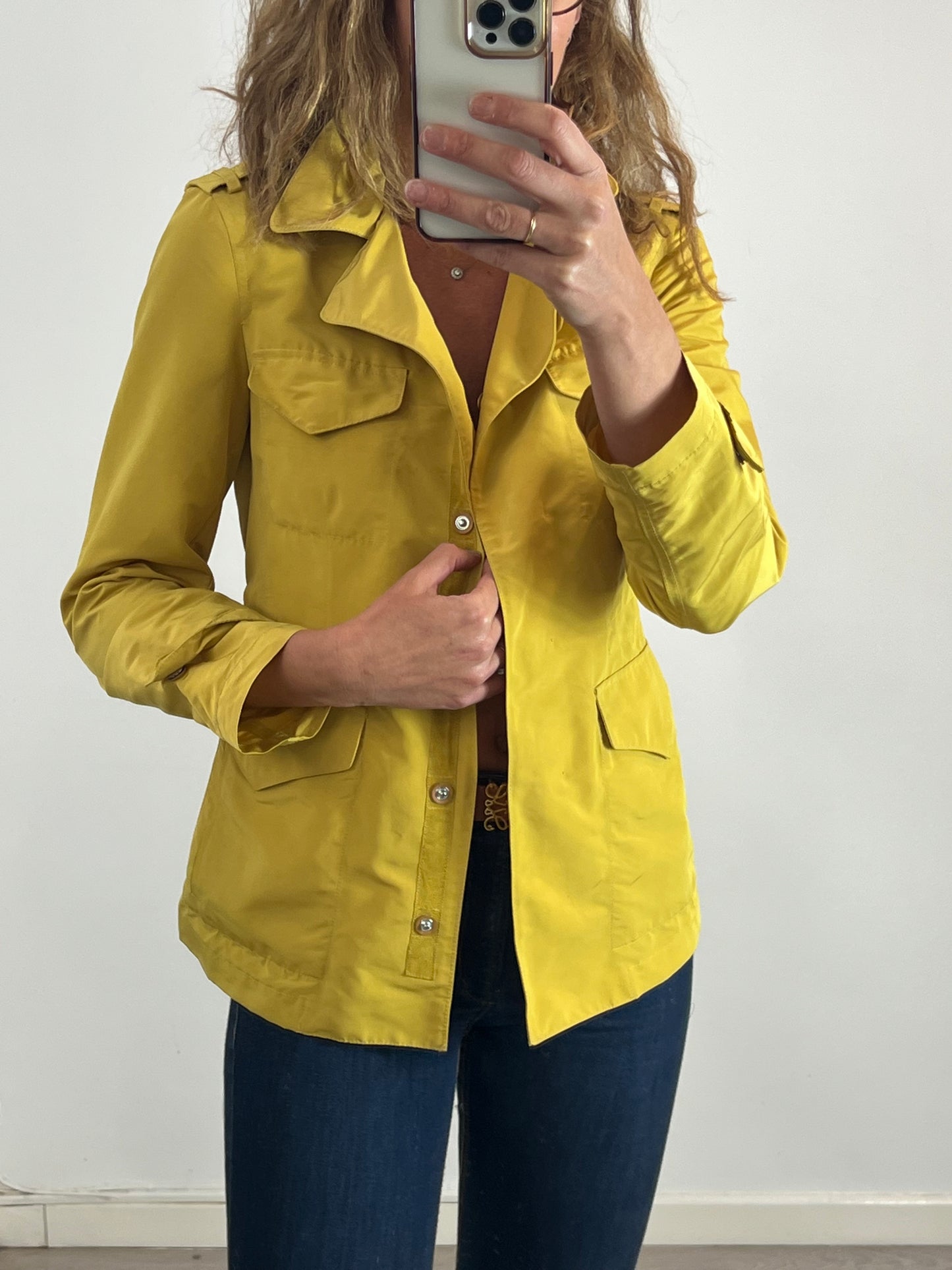 MASSIMO DUTTI. Ts waterproof pistachio parka