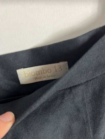 BIMANI. Falda antelina flecos T.34