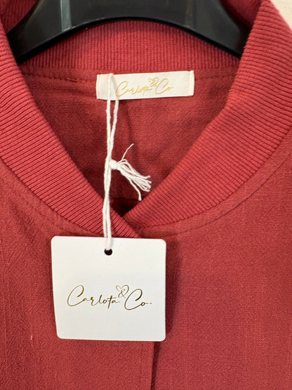 CARLOTA & CO. Chaqueta estilo bomber mezcla