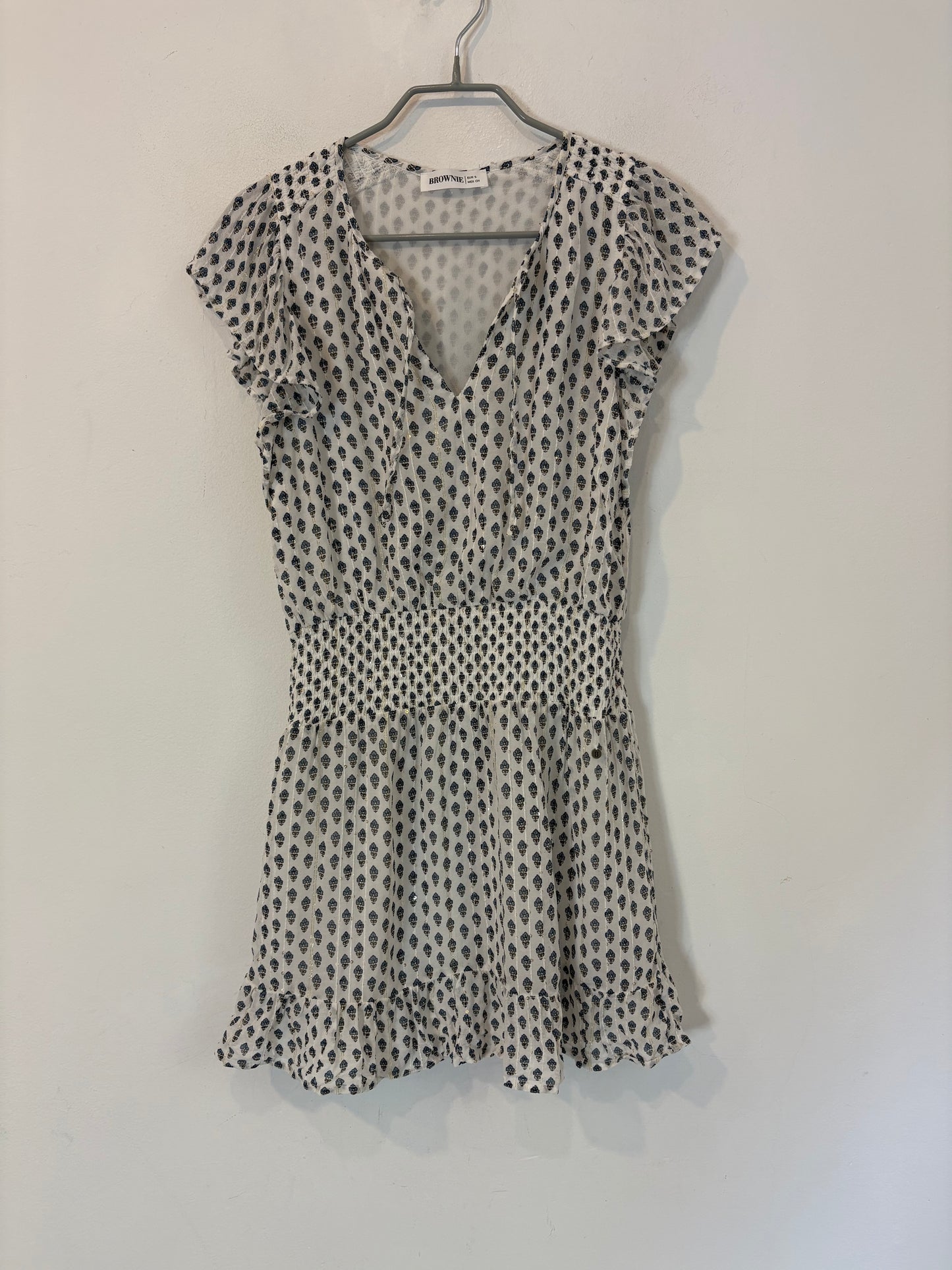 BROWNIE. Vestido corto estampado