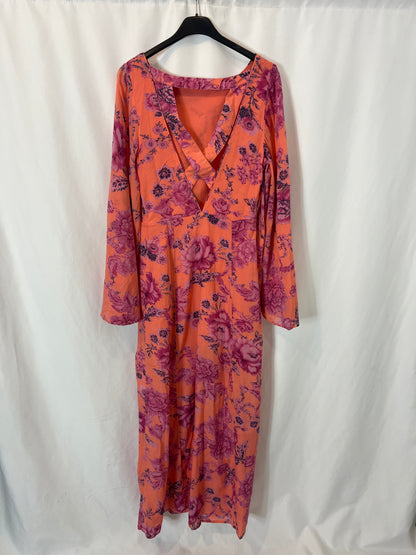 URBAN OUTFITTERS. Orange floral dress Your(s)