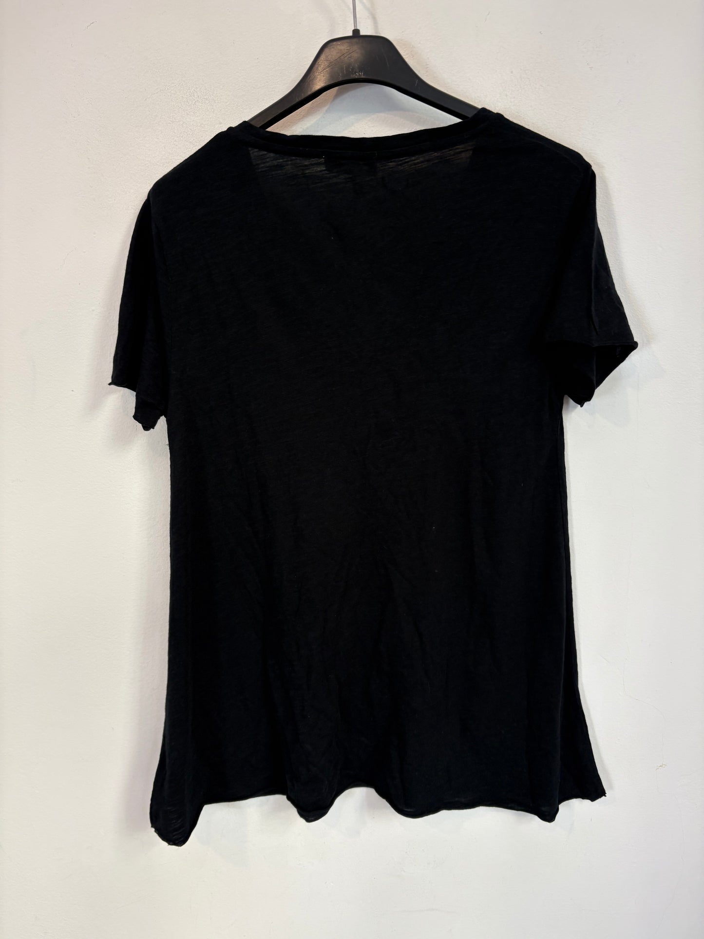 AMERICAN VINTAGE. Camiseta negra mezcla
