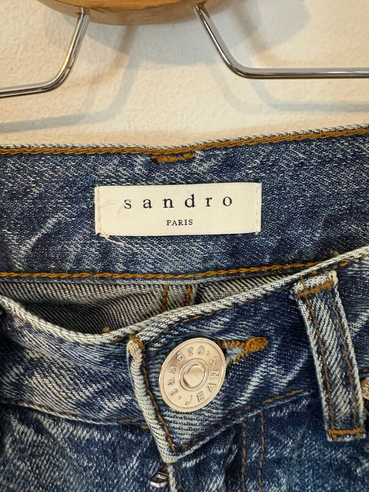 Denim recto cintura alta