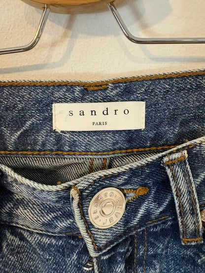 Denim recto cintura alta