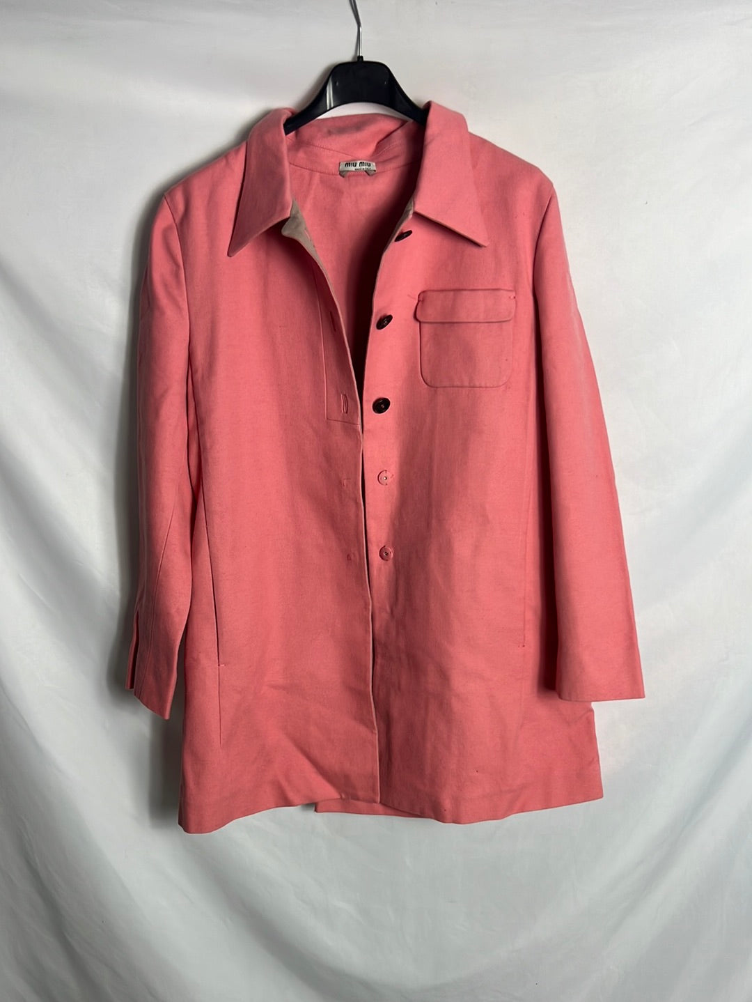 MIU MIU. Pink jacket with details. TM