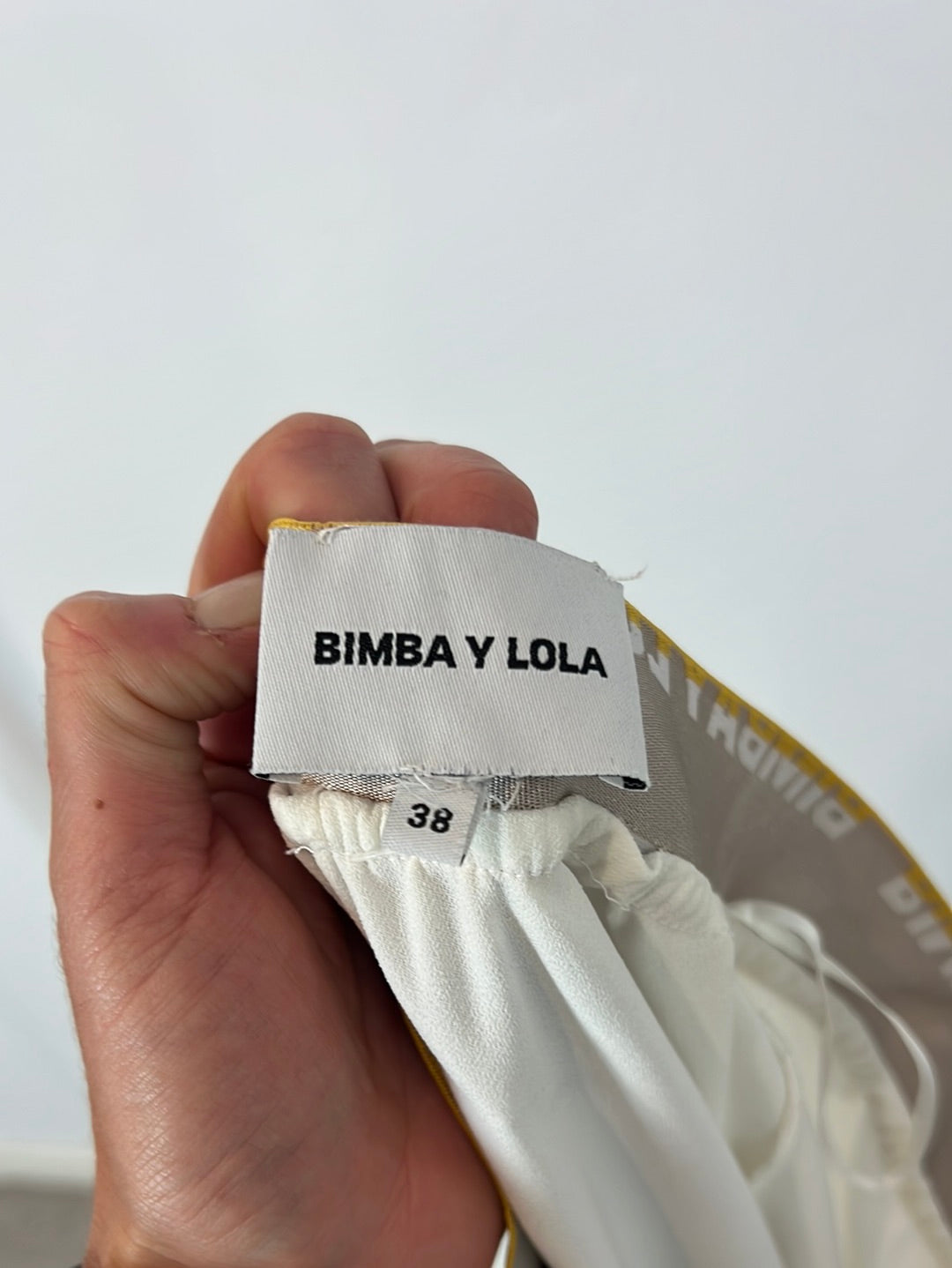 BIMBA Y LOLA. Falda midi plisada estampada. T 38