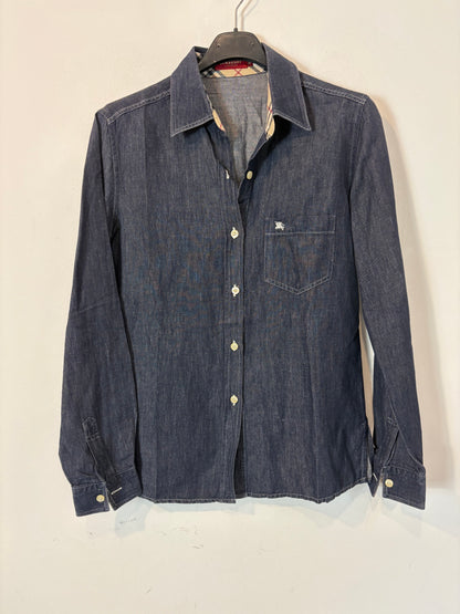 BURBERRY. Camisa fluida denim