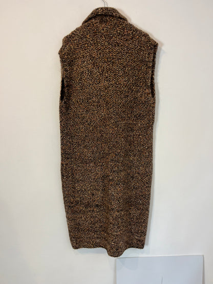 FREE/QUENT. Chaleco punto jaspeado. T M