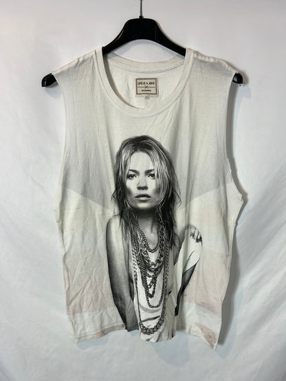 ELEVEN PARIS. Camiseta sin mangas Kate Moss. T L