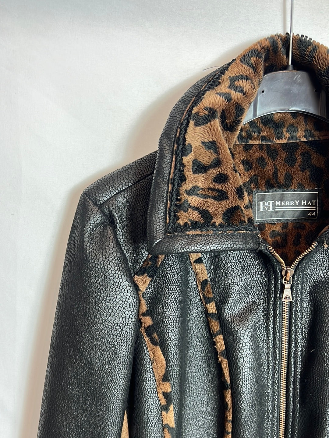 MERRY HAT. Chaqueta doble textura vintage. T 44(M/L)