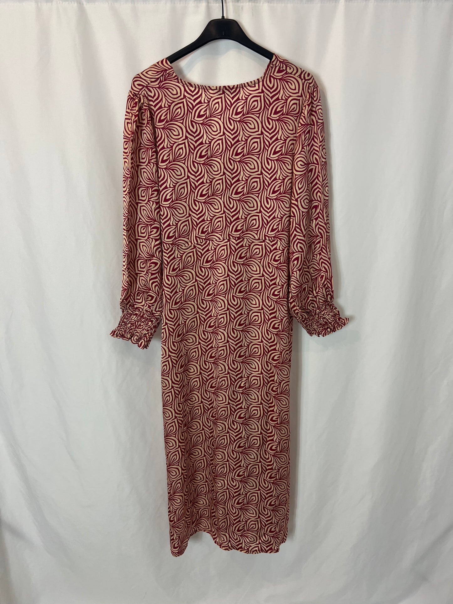 MUSCARI. Flowing printed midi dress. TM