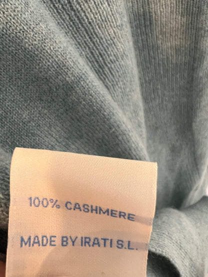 AGAIN CASHMERE. Jersey azul claro jaspeado cashmere. T S