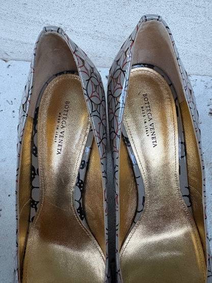 BOTTEGA VENETA. Tacones dibujo geométrico