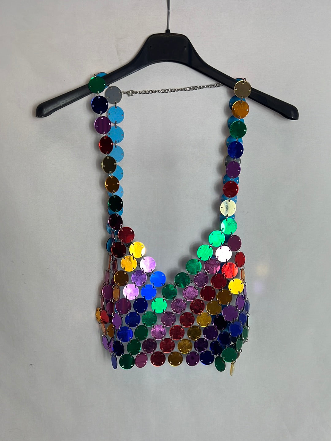 OTRAS. Crop top colores metálico T U