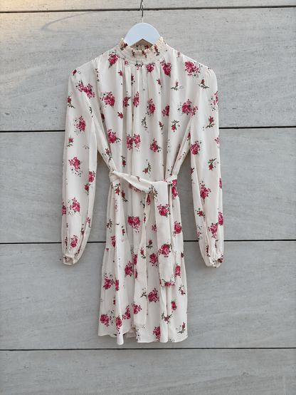 MAJE. Vestido corto estampado fluido