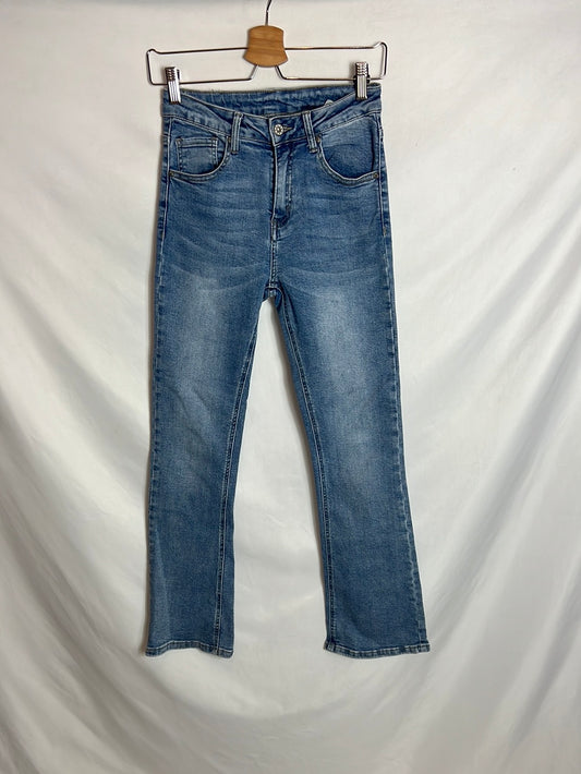 O’LIVIA. Denim elastico ligeramente acampando . T S