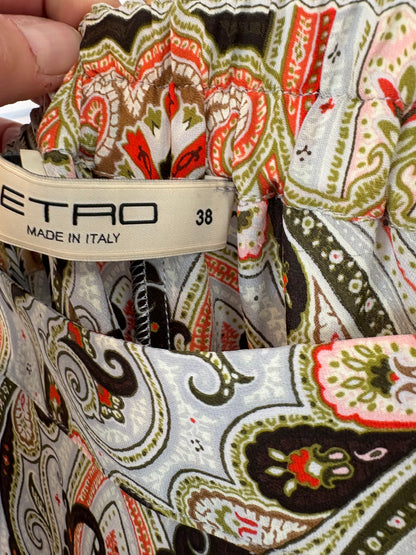 ETRO. Pantalón fluido estampado. T 38