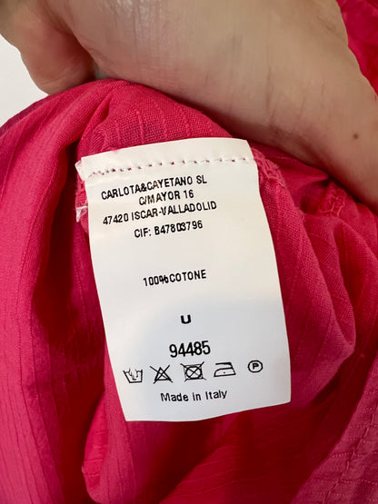 CARLOTA&CO. Vestido largo rosa T.u(m)