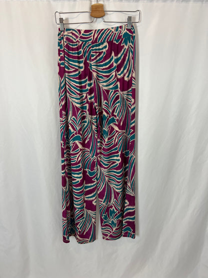 OTHERS. Printed stretch flowy trousers. TS