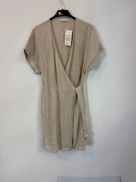 ZARA. Mustard textured back top. TS