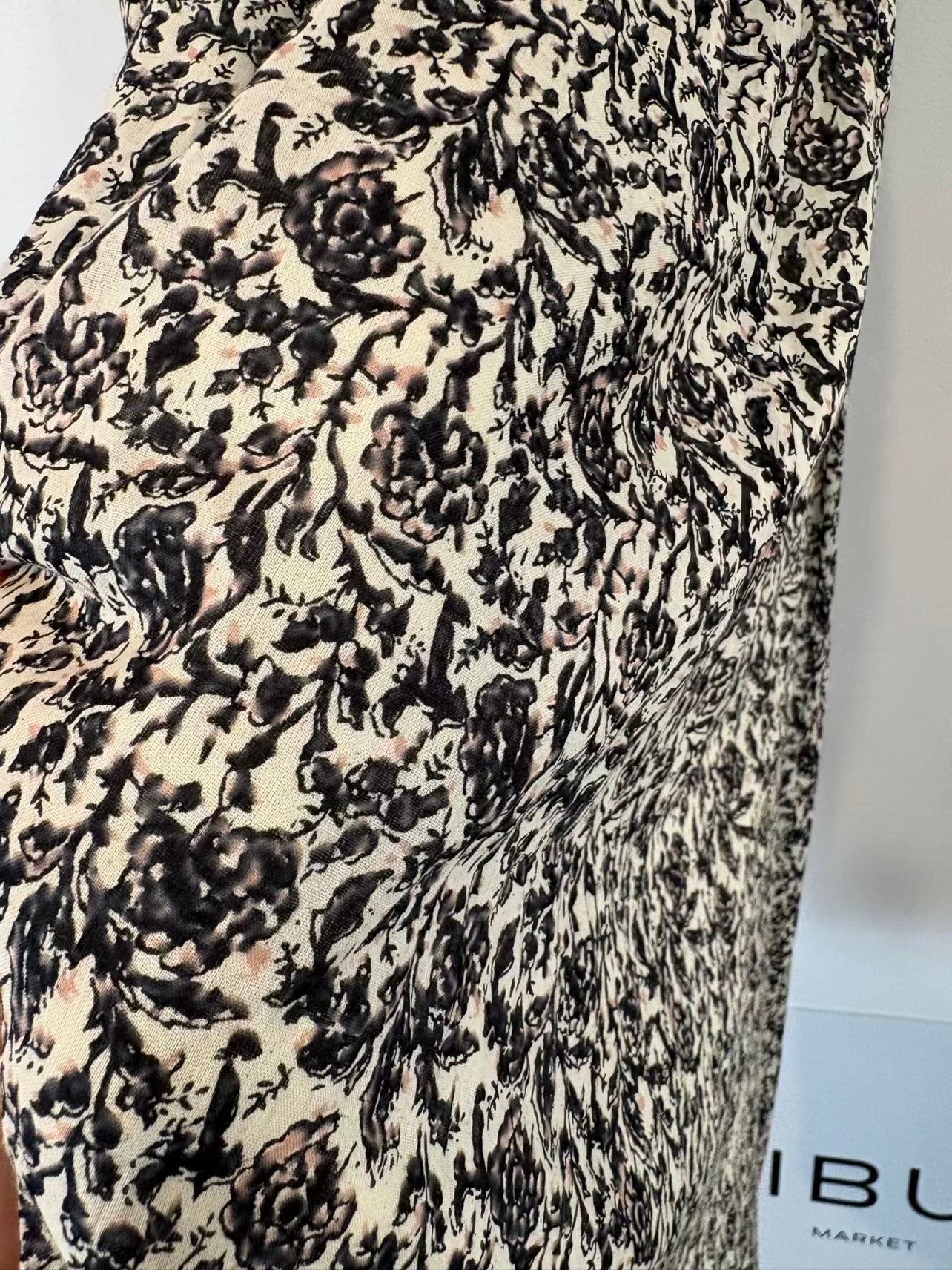 MASSCOB. Falda larga / vestido estampado